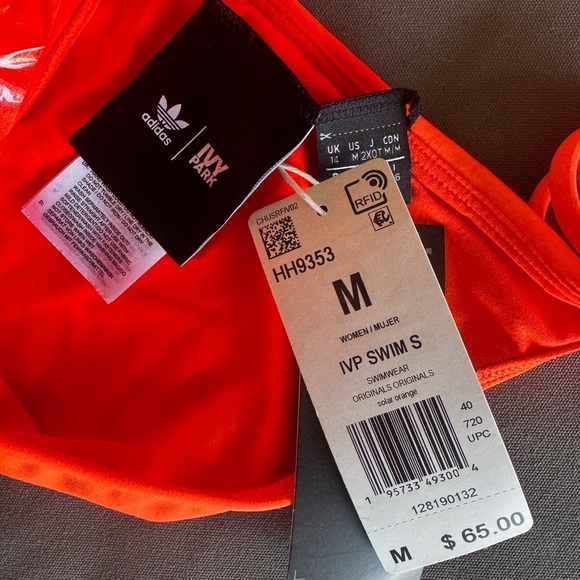 Ivy Park x Adidas Originals Ivy Park One-Piece Swimsuit Size Medium - Picture 6 of 11